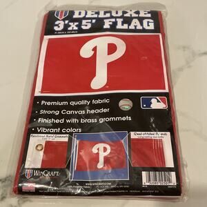Philadelphia Phillies MLB 3’ x 5’ Printed Flag New In Package Made In USA 🇺🇸